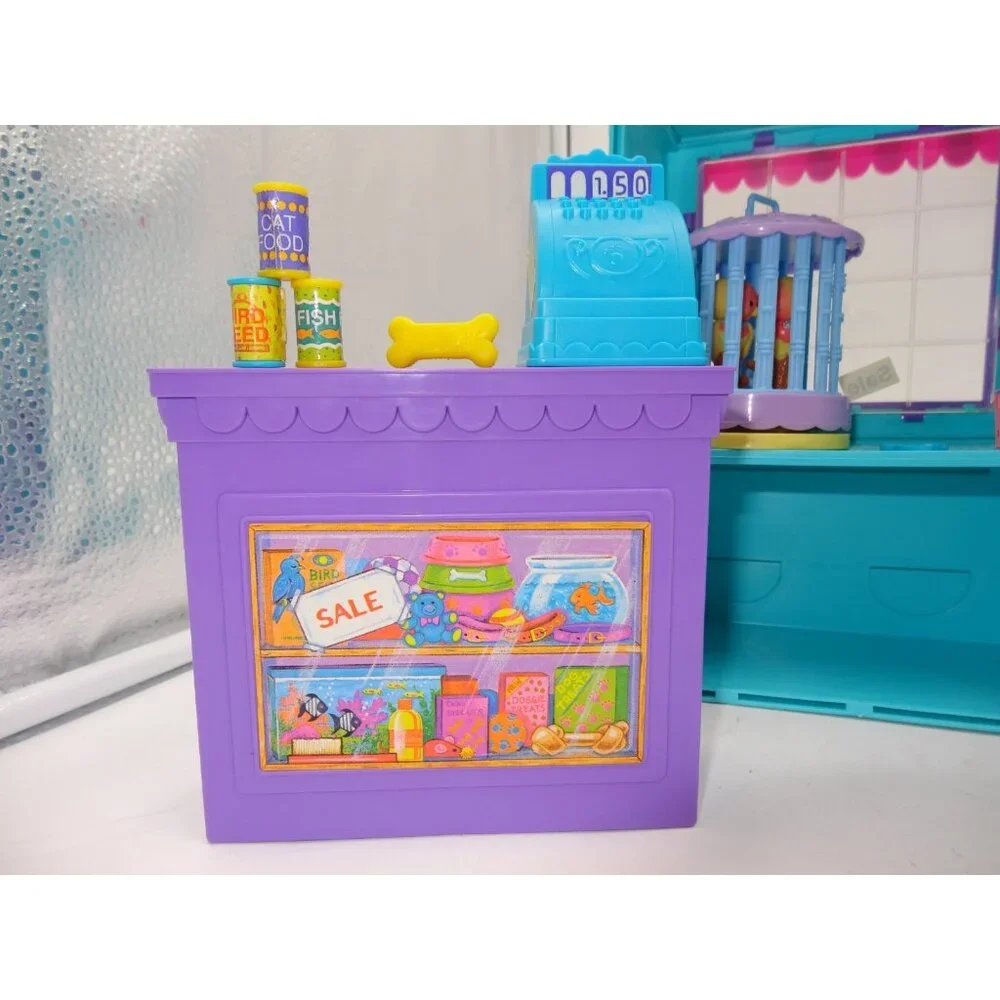 Littlest Pet Shop LPS Store Carrying Case Lovebirds and accessories VINTAGE 1992